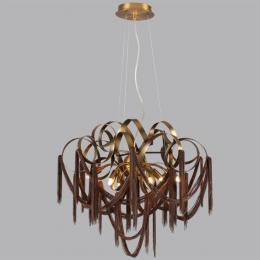 Odeon light 5066/6 HALL ODL24 397 античн.бронза/коричневый/металл/металл Люстра G9 6*40W CHAINY  - 4 купить